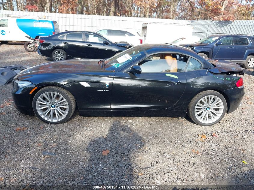 2011 BMW Z4 Sdrive35I VIN: WBALM7C59BE384378 Lot: 40750191