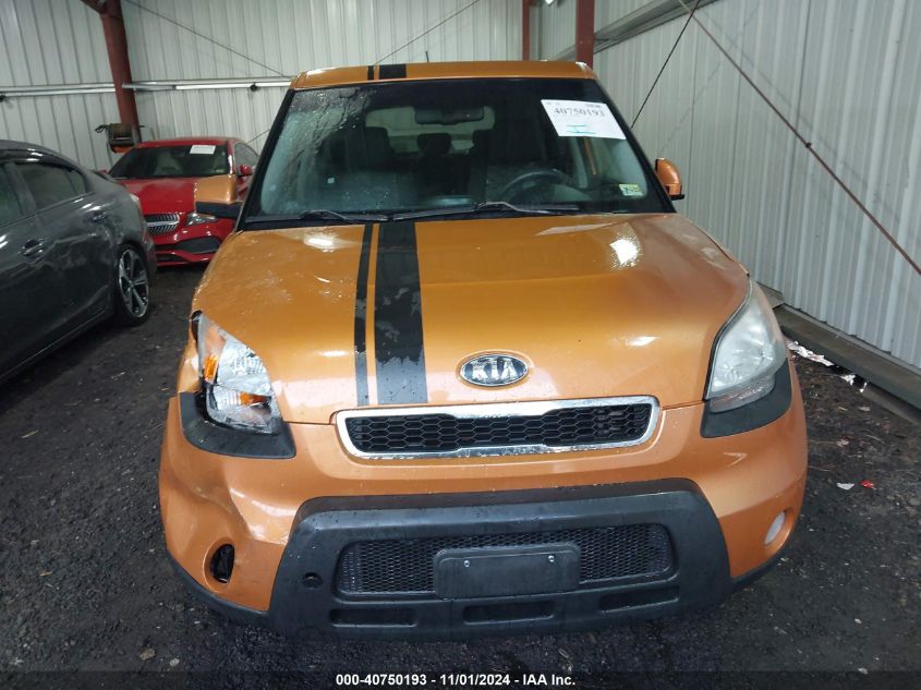 2010 Kia Soul + VIN: KNDJT2A26A7110213 Lot: 40750193