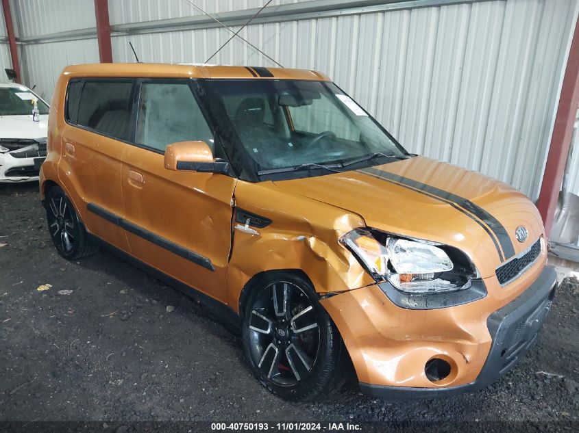 2010 Kia Soul + VIN: KNDJT2A26A7110213 Lot: 40750193