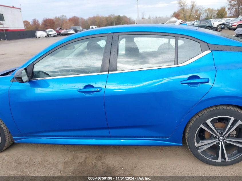 2021 Nissan Sentra Sr Xtronic Cvt VIN: 3N1AB8DV0MY209059 Lot: 40750198