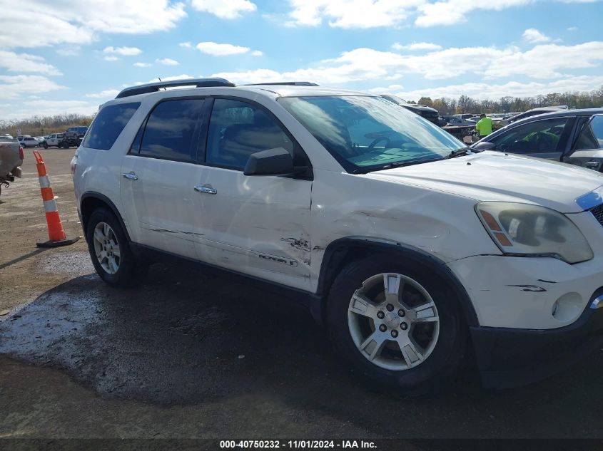 2008 GMC Acadia Sle-1 VIN: 1GKEV13778J230800 Lot: 40750232