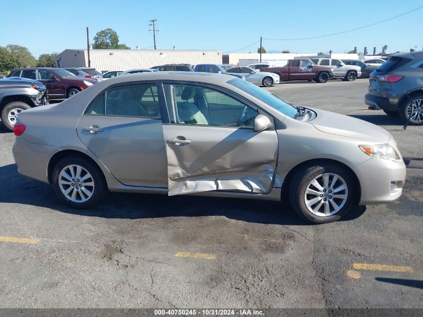 2009 Toyota Corolla Xle VIN: 1NXBU40E19Z098912 Lot: 40750245