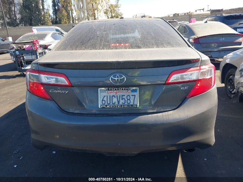 2012 Toyota Camry Se VIN: 4T1BF1FK3CU050325 Lot: 40750251