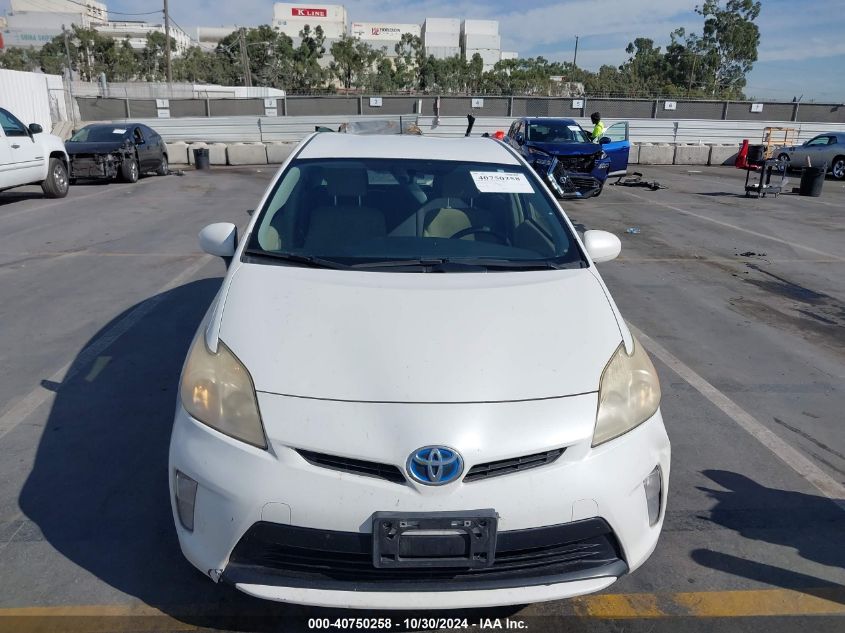 2012 Toyota Prius Two VIN: JTDKN3DU3C5486089 Lot: 40750258