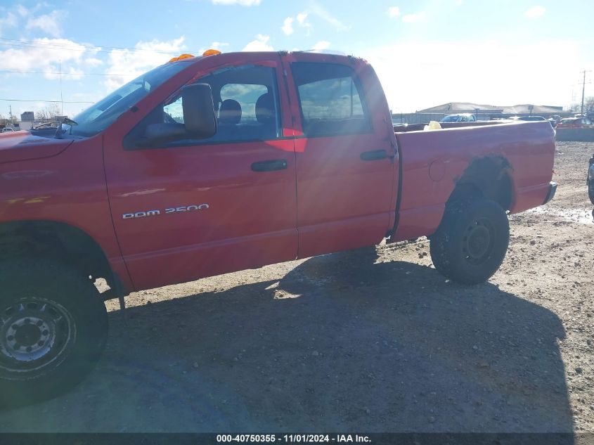 2003 Dodge Ram 2500 Slt/Laramie/St VIN: 3D7KU28D03G841211 Lot: 40750355