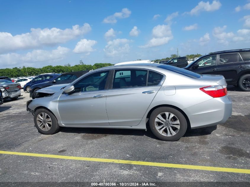 2014 Honda Accord Lx VIN: 1HGCR2F32EA306684 Lot: 40750366