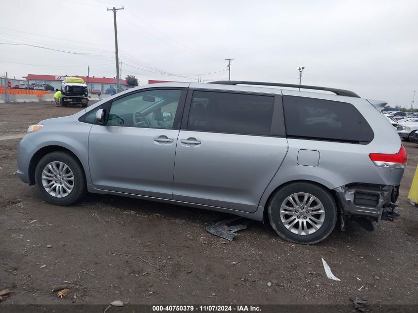 2012 Toyota Sienna Xle V6 8 Passenger VIN: 5TDYK3DC3CS259618 Lot: 40750379