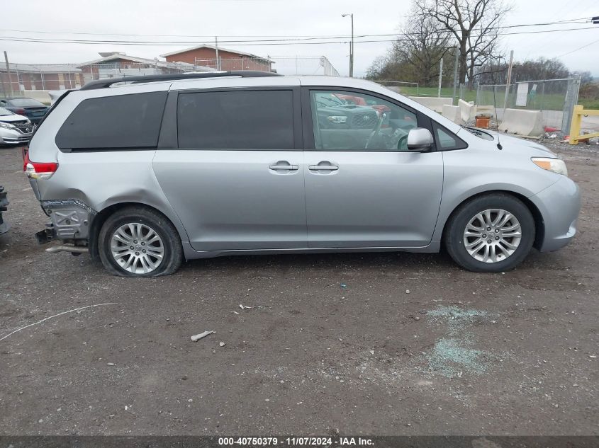 2012 Toyota Sienna Xle V6 8 Passenger VIN: 5TDYK3DC3CS259618 Lot: 40750379