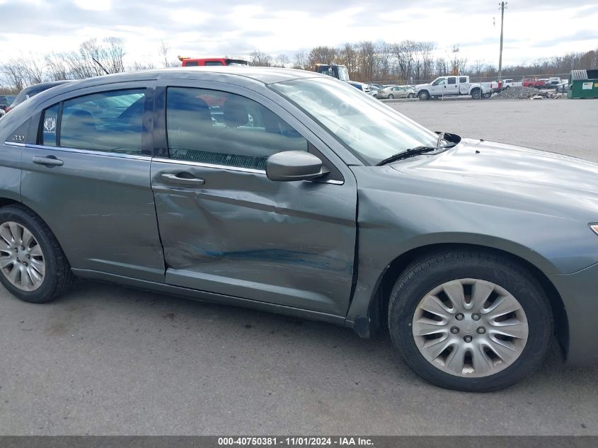 2012 Chrysler 200 Lx VIN: 1C3CCBAB3CN154424 Lot: 40750381