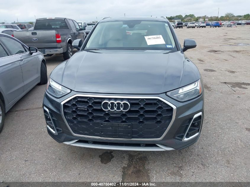 2022 Audi Q5 Premium Plus 45 Tfsi S Line Quattro S Tronic VIN: WA1EAAFY1N2089511 Lot: 40750402