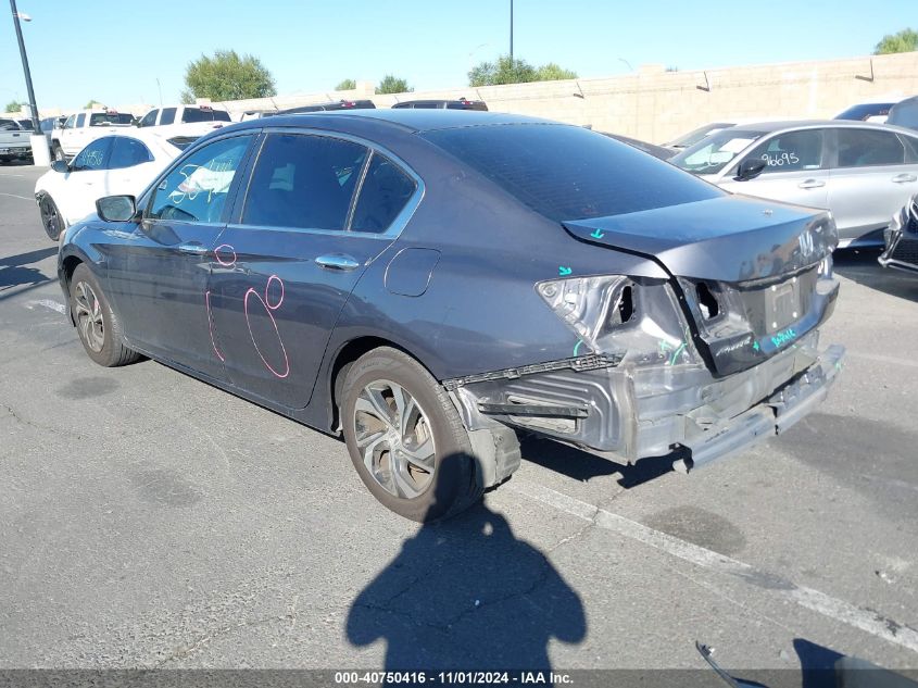 2017 Honda Accord Lx VIN: 1HGCR2F31HA280082 Lot: 40750416