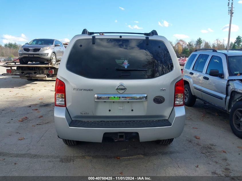 2009 Nissan Pathfinder Se VIN: 5N1AR18B99C614493 Lot: 40750425