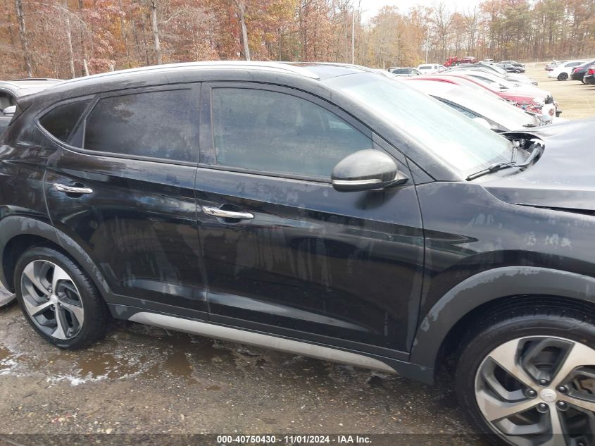 2017 Hyundai Tucson Limited VIN: KM8J3CA23HU279425 Lot: 40750430