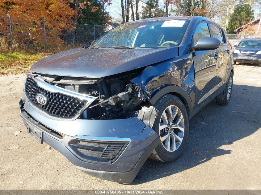 2014 Kia Sportage Lx VIN: KNDPBCAC7E7612021 Lot: 40750485