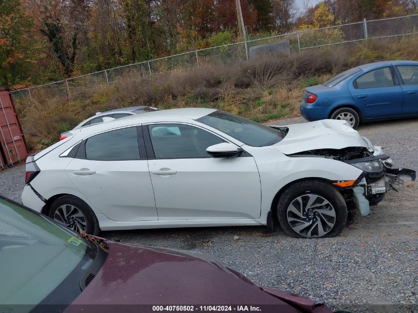 2018 Honda Civic Lx VIN: SHHFK7G21JU217028 Lot: 40750502