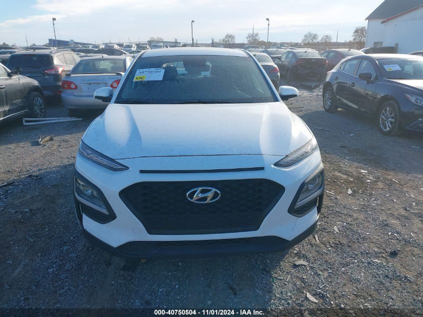 2021 Hyundai Kona Se VIN: KM8K12AA2MU750390 Lot: 40750504