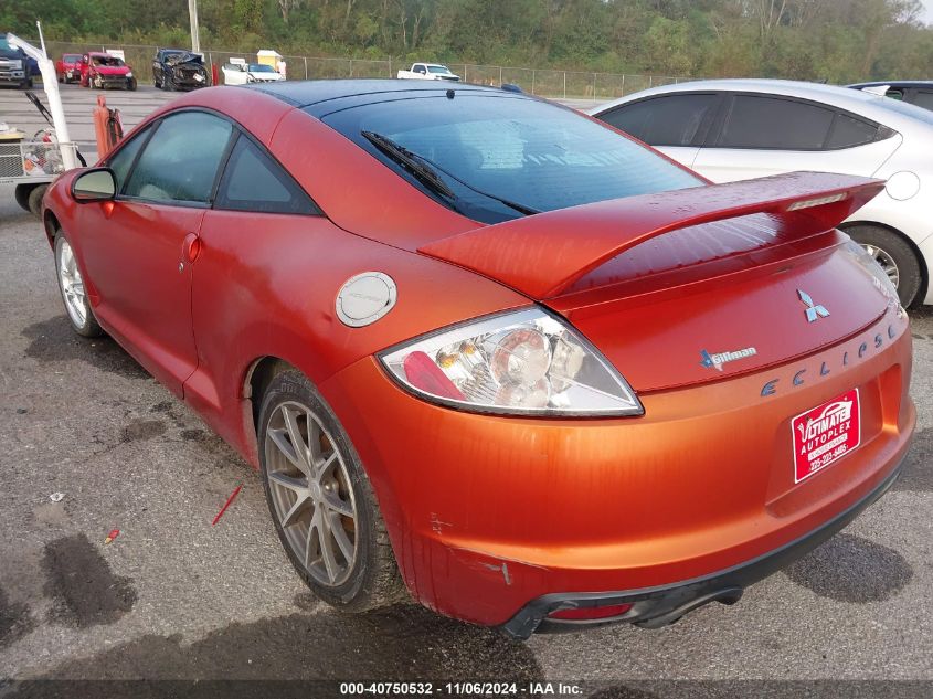 2011 Mitsubishi Eclipse Gt VIN: 4A31K3DT1BE009572 Lot: 40750532