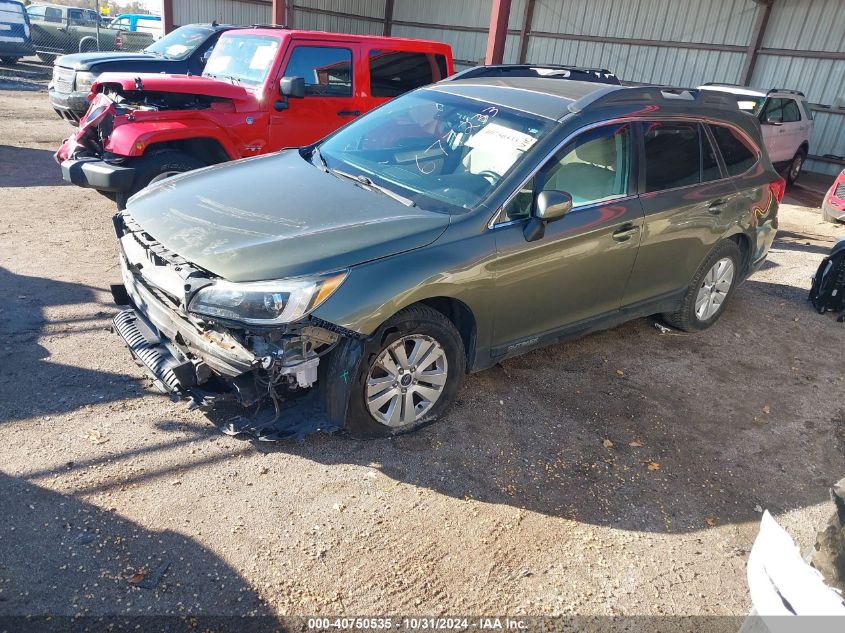 2015 Subaru Outback 2.5I Premium VIN: 4S4BSBFC7F3263511 Lot: 40750535