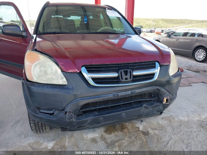 2004 Honda Cr-V Lx VIN: SHSRD68474U204106 Lot: 40750553