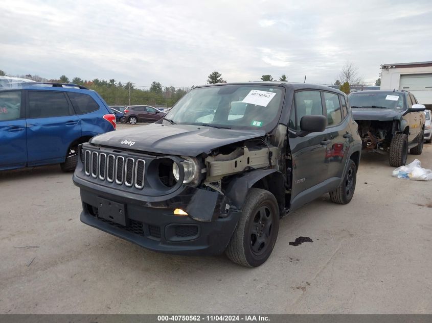 2018 Jeep Renegade Sport 4X4 VIN: ZACCJBAB4JPH15235 Lot: 40750562