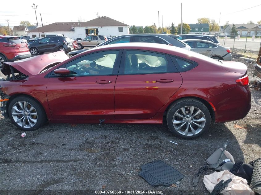 2015 Chrysler 200 S VIN: 1C3CCCDG5FN668616 Lot: 40750568