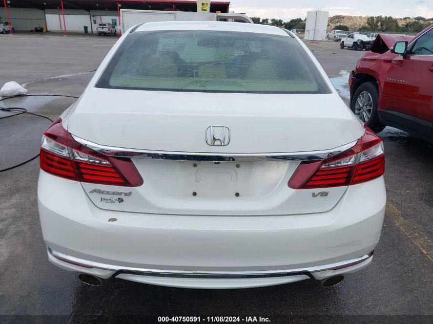 2016 Honda Accord Ex-L V-6 VIN: 1HGCR3F84GA023174 Lot: 40750591