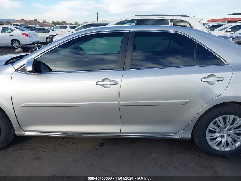 2013 Toyota Camry Le VIN: 4T4BF1FK4DR325109 Lot: 40750598