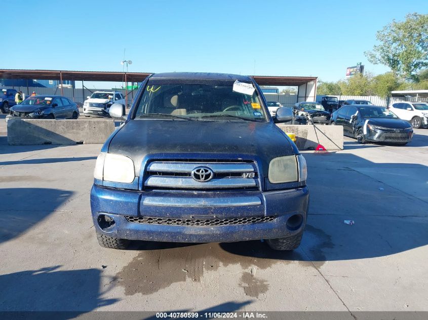 2005 Toyota Tundra Sr5 V8 VIN: 5TBET34125S489841 Lot: 40750599