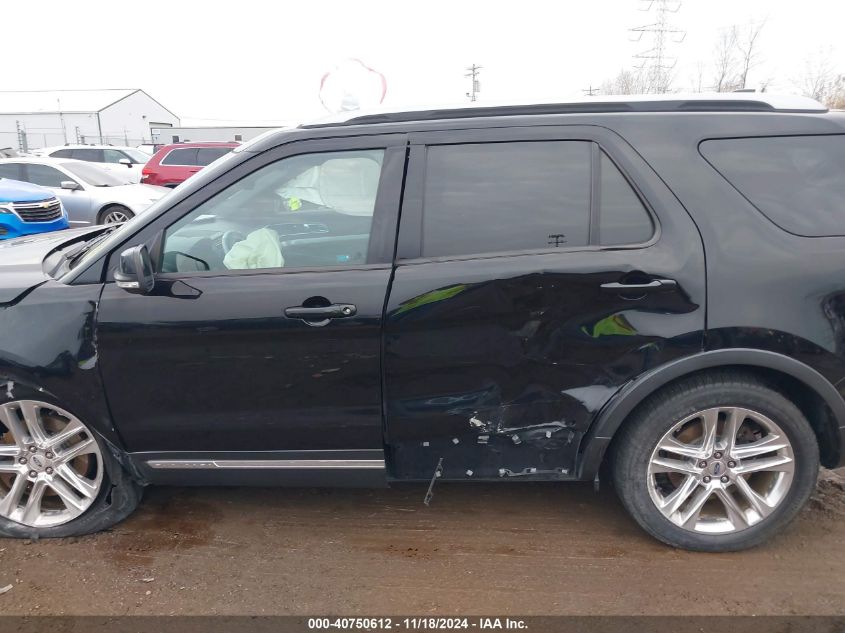 2016 Ford Explorer Xlt VIN: 1FM5K8D86GGA61140 Lot: 40750612