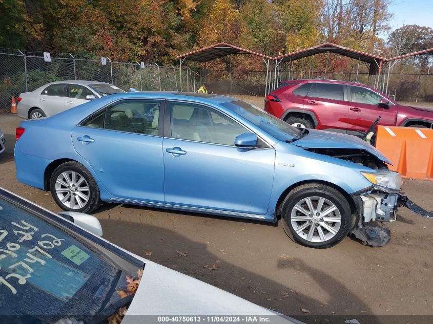 2012 Toyota Camry Hybrid Xle VIN: 4T1BD1FK3CU035202 Lot: 40750613