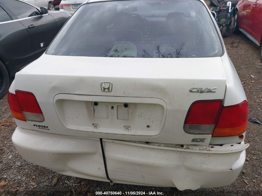 1998 Honda Civic Ex VIN: 2HGEJ8649WH618760 Lot: 40750640