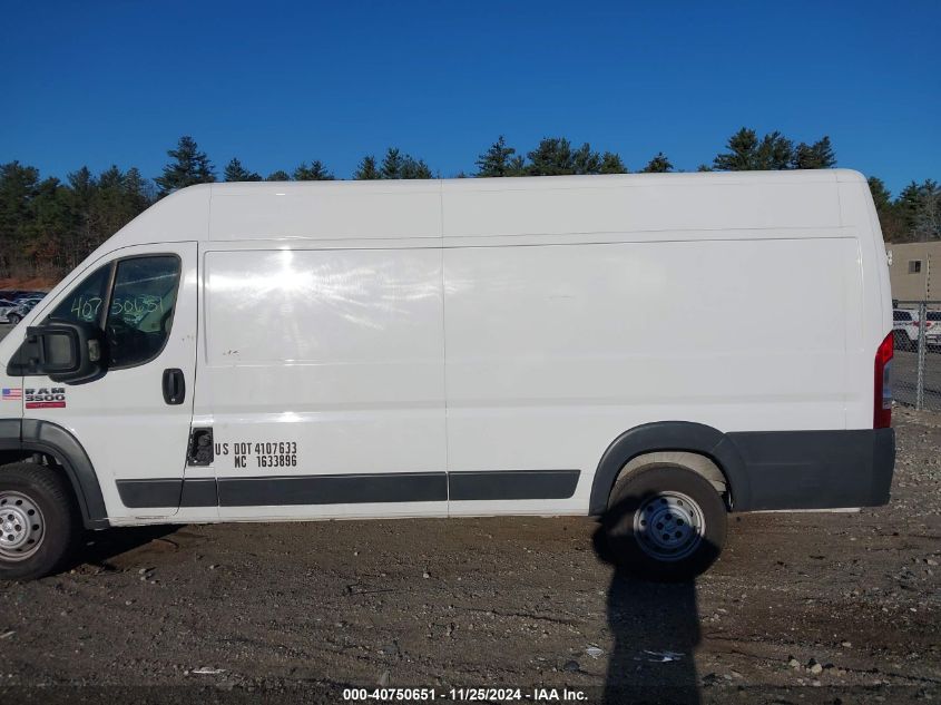 2017 Ram Promaster 3500 Cargo Van High Roof 159 Wb Ext VIN: 3C6URVJG9HE535953 Lot: 40750651