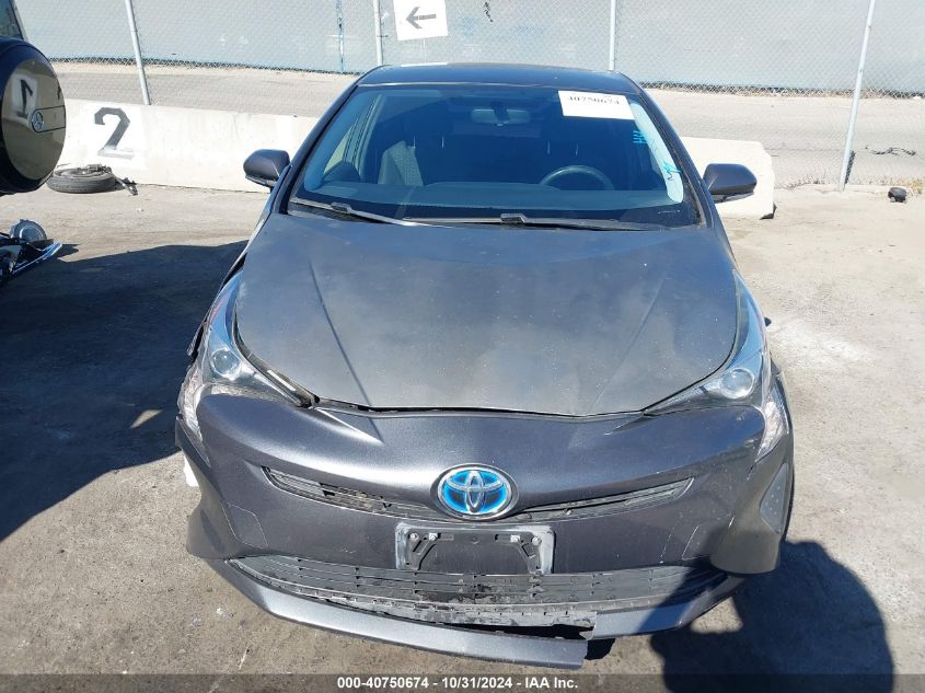 2016 Toyota Prius Two VIN: JTDKBRFU6G3011868 Lot: 40750674