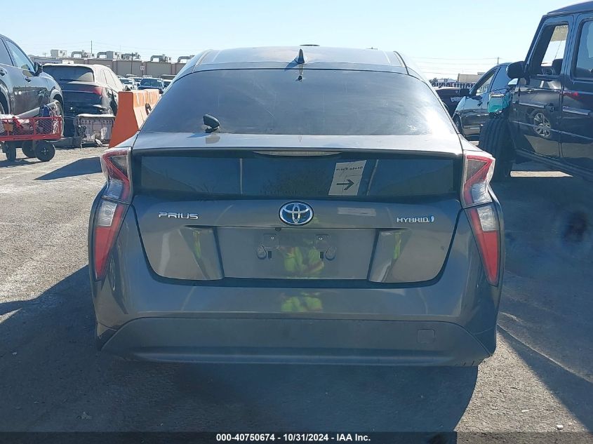 2016 Toyota Prius Two VIN: JTDKBRFU6G3011868 Lot: 40750674