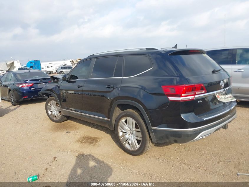 2019 Volkswagen Atlas 3.6L V6 Sel VIN: 1V2ER2CA7KC594128 Lot: 40750683