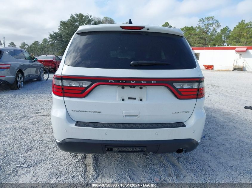 2016 Dodge Durango Limited VIN: 1C4RDHDG7GC314870 Lot: 40750698