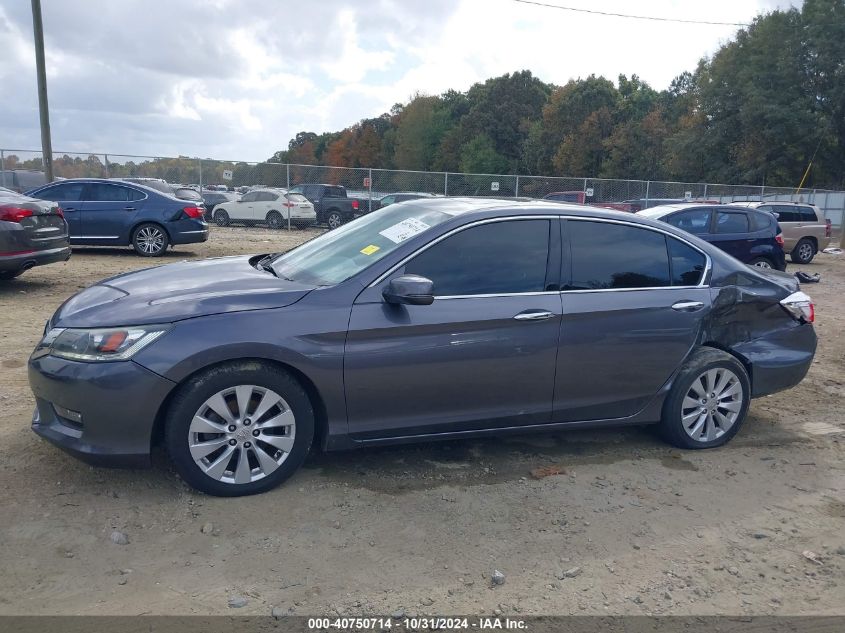 2014 Honda Accord Ex-L V-6 VIN: 1HGCR3F80EA043516 Lot: 40750714