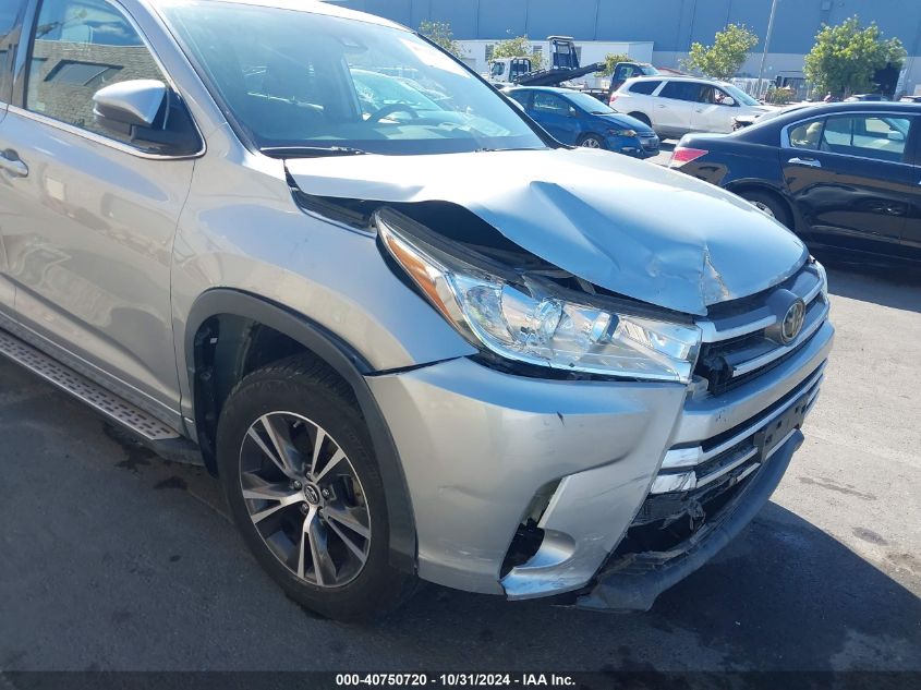 2018 TOYOTA HIGHLANDER LE - 5TDZZRFHXJS240282