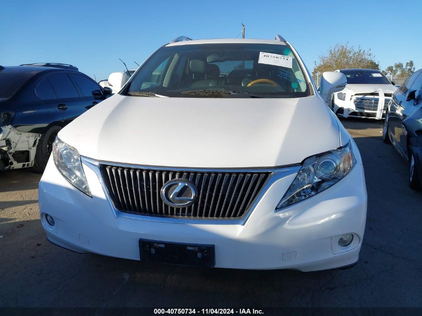 2012 Lexus Rx 350 VIN: 2T2ZK1BA0CC074733 Lot: 40750734