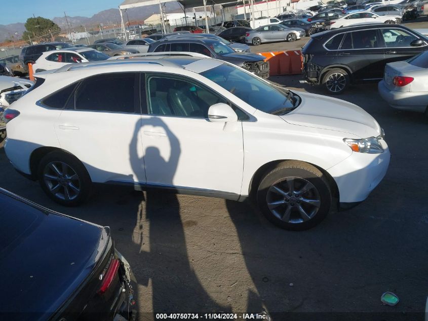 2012 Lexus Rx 350 VIN: 2T2ZK1BA0CC074733 Lot: 40750734