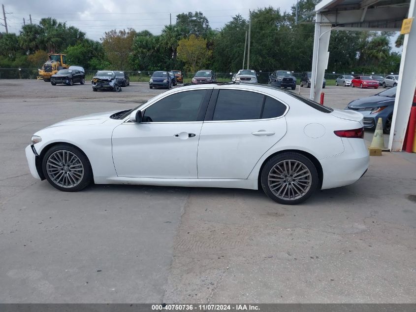 2018 Alfa Romeo Giulia Ti Lusso Rwd VIN: ZARFAECN6J7594197 Lot: 40750736