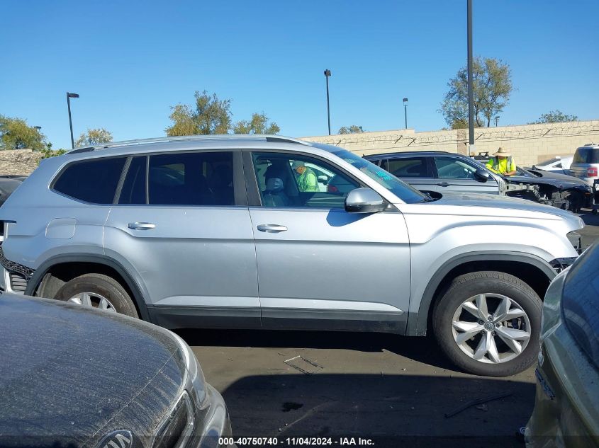 2018 Volkswagen Atlas 2.0T Se/2.0T Se W/Technology VIN: 1V2DP2CA1JC597882 Lot: 40750740