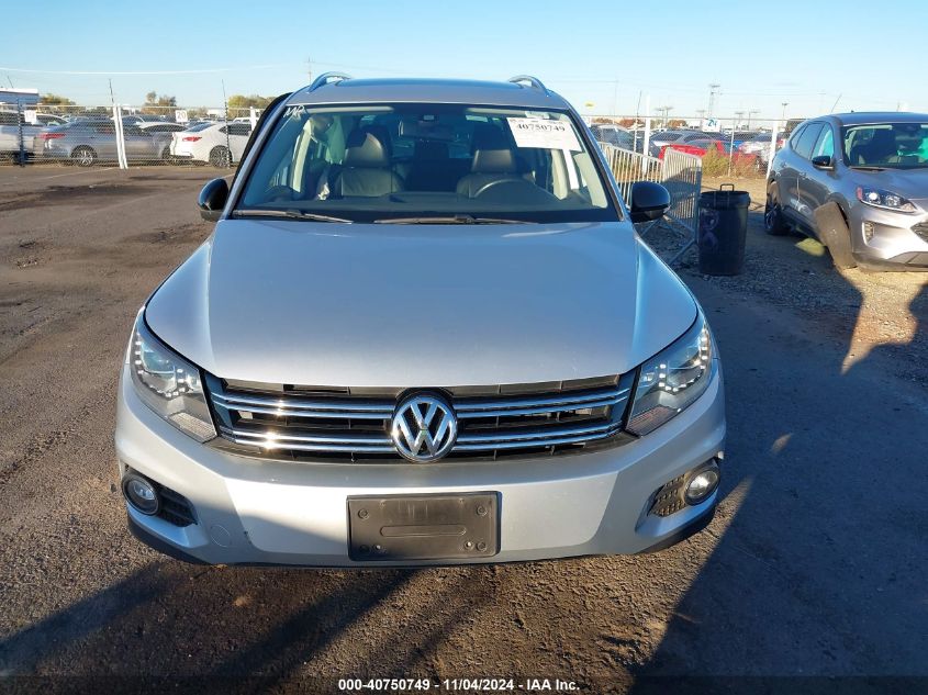 2017 Volkswagen Tiguan 2.0T Sport VIN: WVGUV7AX7HW509918 Lot: 40750749