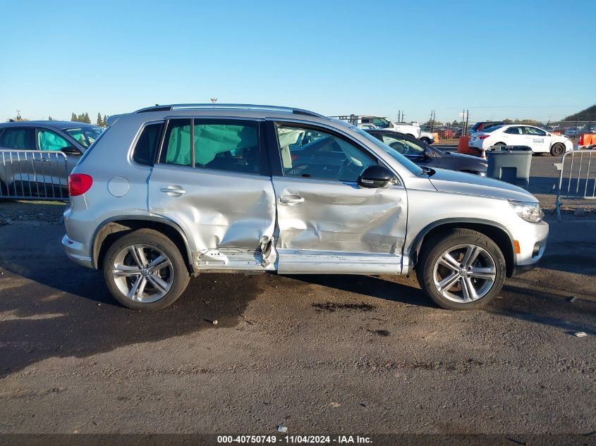 2017 Volkswagen Tiguan 2.0T Sport VIN: WVGUV7AX7HW509918 Lot: 40750749