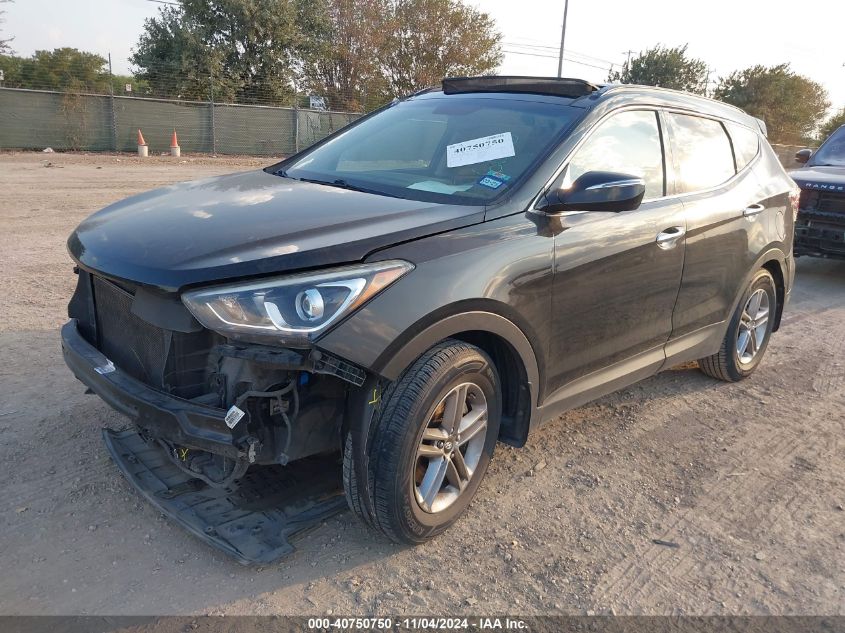 VIN 5XYZU3LBXHG458693 2017 Hyundai Santa Fe, Sport... no.2