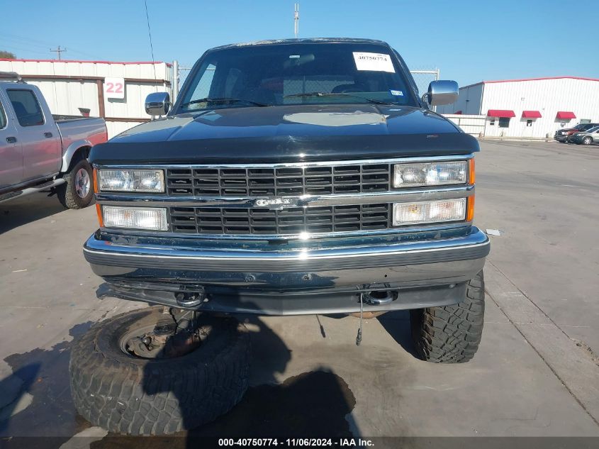 1992 Chevrolet Blazer K1500 VIN: 1GNEK18K5NJ304655 Lot: 40750774