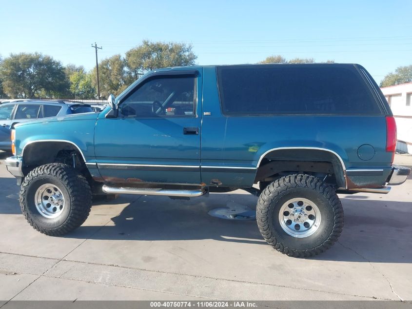 1992 Chevrolet Blazer K1500 VIN: 1GNEK18K5NJ304655 Lot: 40750774