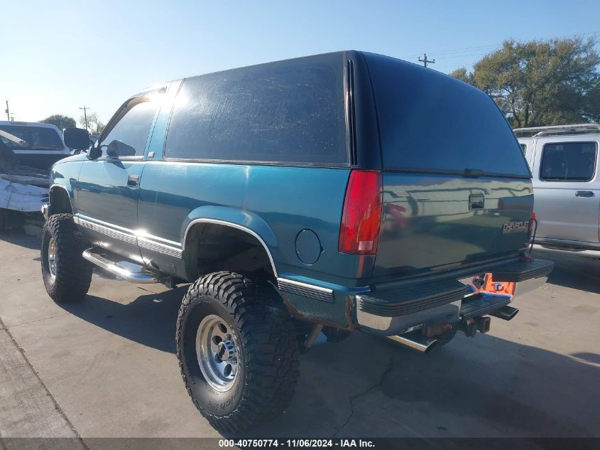 1992 Chevrolet Blazer K1500 VIN: 1GNEK18K5NJ304655 Lot: 40750774