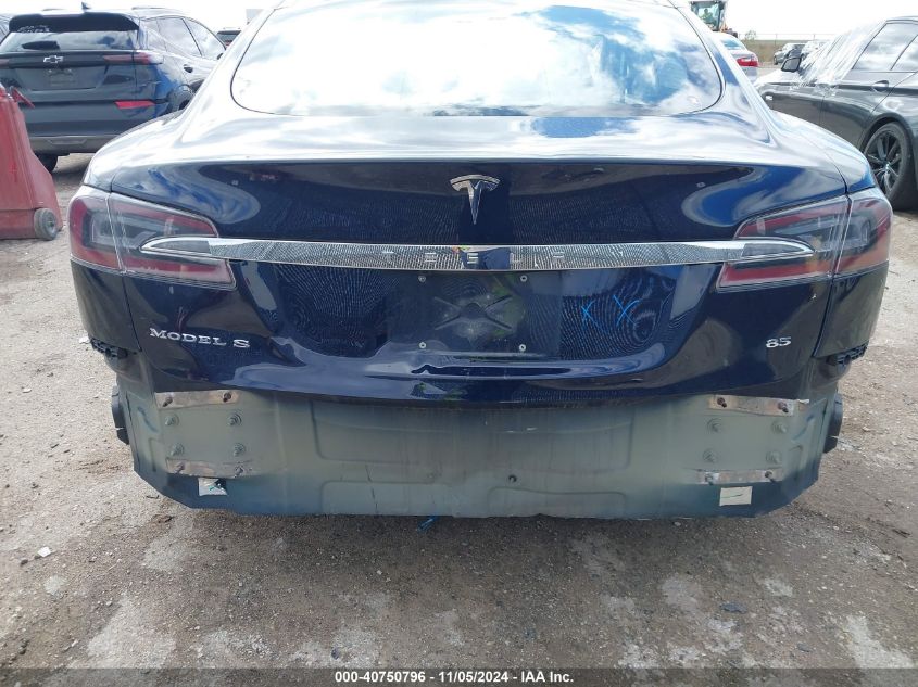 2014 Tesla Model S P85 VIN: 5YJSA1H17EFP56152 Lot: 40750796