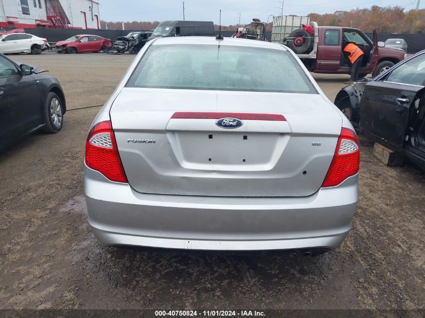 2012 Ford Fusion Se VIN: 3FAHP0HA1CR228949 Lot: 40750824